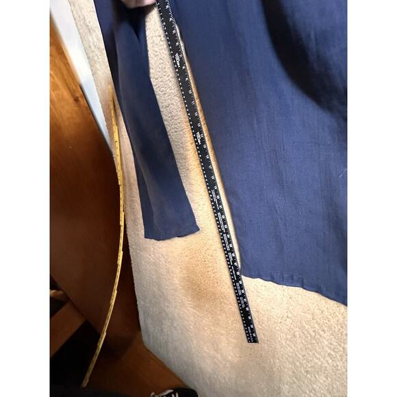 Vtg Kiko Linen Chino Drawstring Pants Pocketed Sz M 40x28 Vacation Resort Wear - Picture 6 of 7